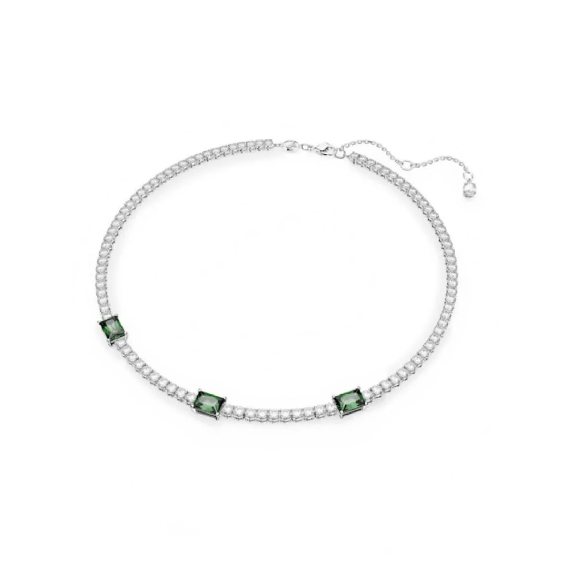 Swarovski Bijoux Collier Femme Swarovski Matrix TN 5666168 Green Stones - GRE/RHS M | Femme Collier Et Pendentif