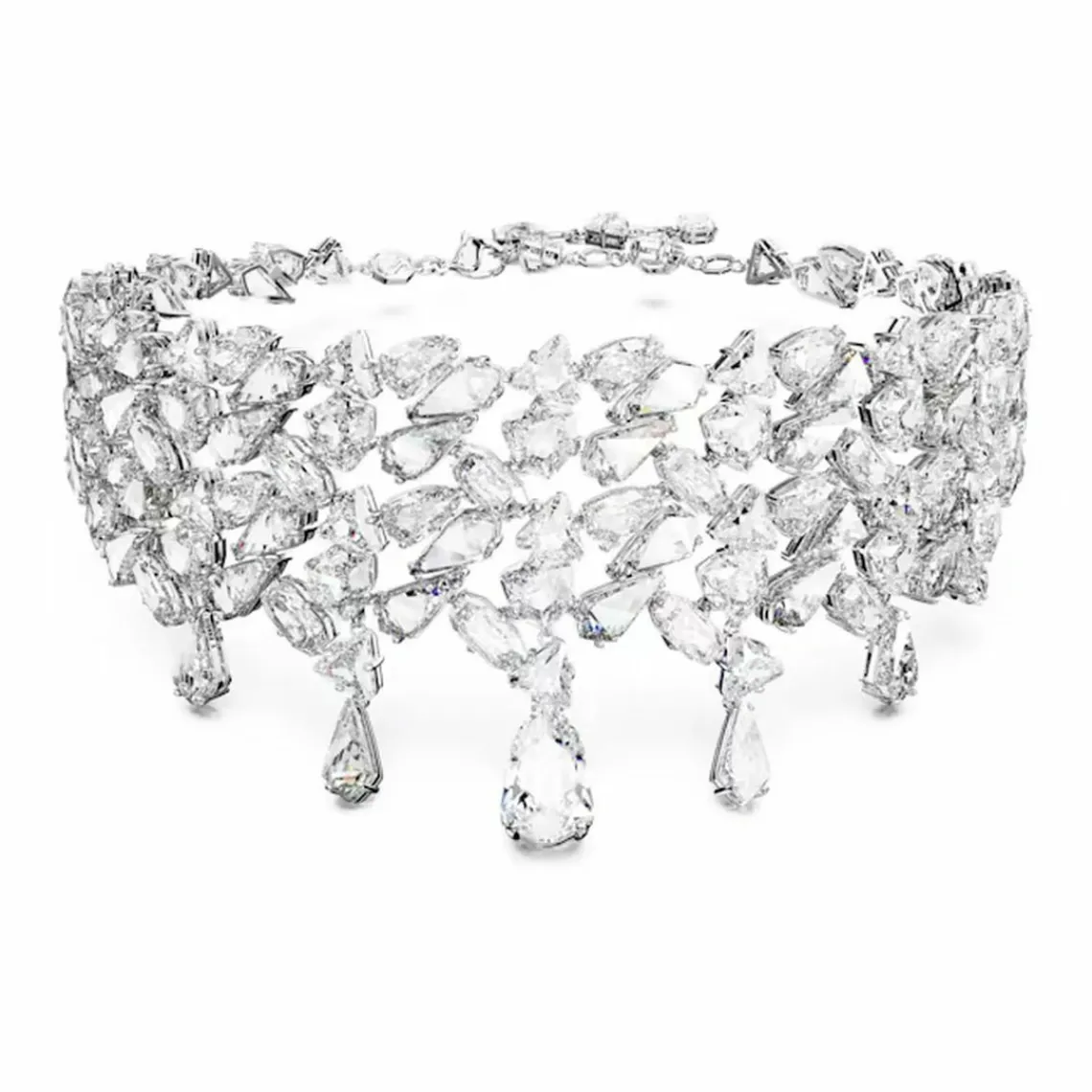 Swarovski Bijoux Collier Femme Swarovski Mesmera 5661523 - Choker CRY/RHS | Femme Collier Et Pendentif