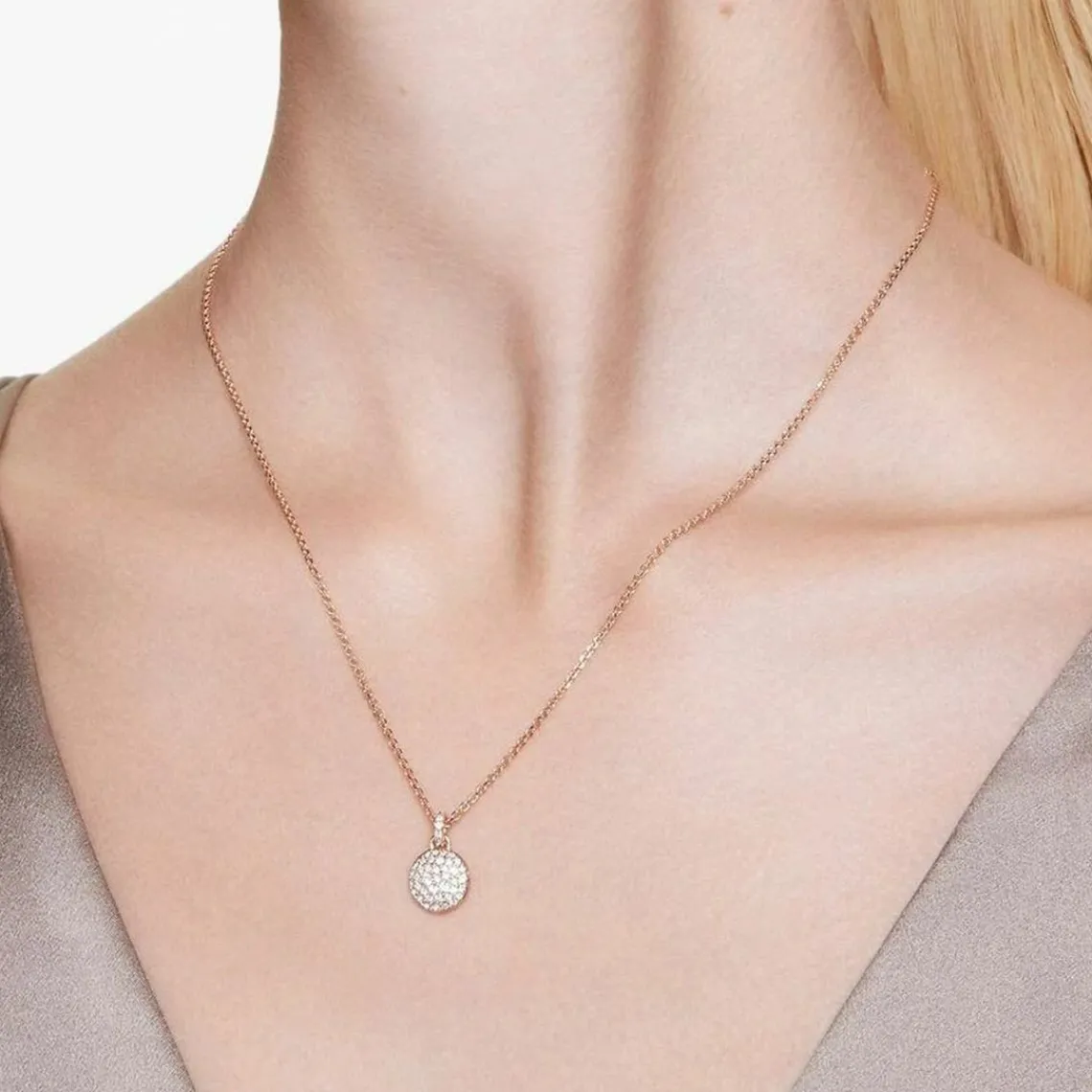Swarovski Bijoux Collier Femme Swarovski Meteora - 5683443 doré | Femme Collier Et Pendentif