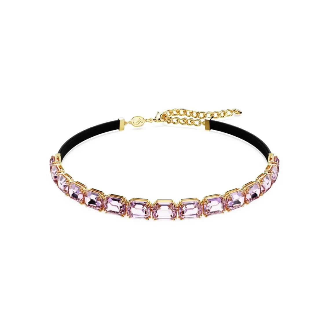 Swarovski Bijoux Collier Femme Swarovski Millenia - 5720486 Violet Plaqué or | Femme Collier Et Pendentif