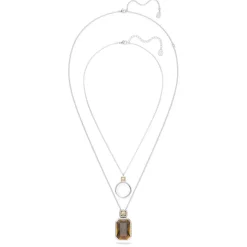 Swarovski Bijoux Collier Femme Swarovski - 5622784 Métal Rhodié Marron | Femme Collier Et Pendentif