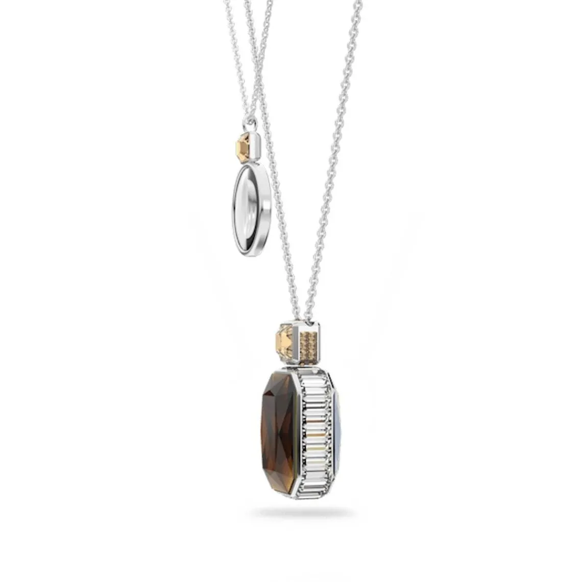 Swarovski Bijoux Collier Femme Swarovski - 5622784 Métal Rhodié Marron | Femme Collier Et Pendentif
