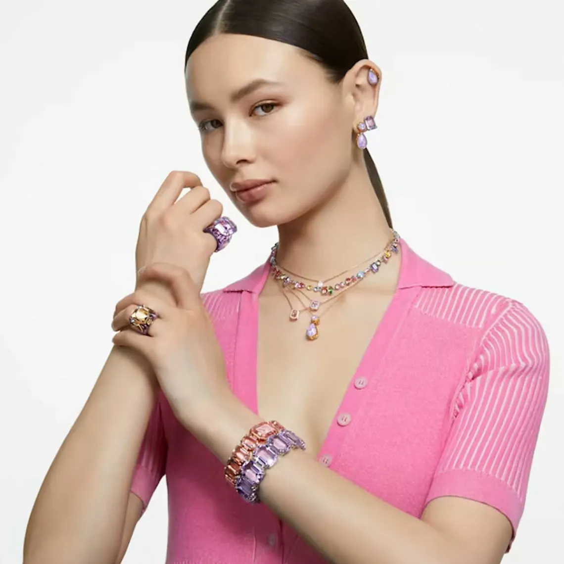 Swarovski Bijoux Collier Femme Swarovski Re Gema 5656397 ALL ARD - CRMU/RHS | Femme Collier Et Pendentif