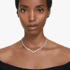 Swarovski Bijoux Collier Femme Swarovski Re Mesmera 5665242 - CRY/RHS | Femme Collier Et Pendentif