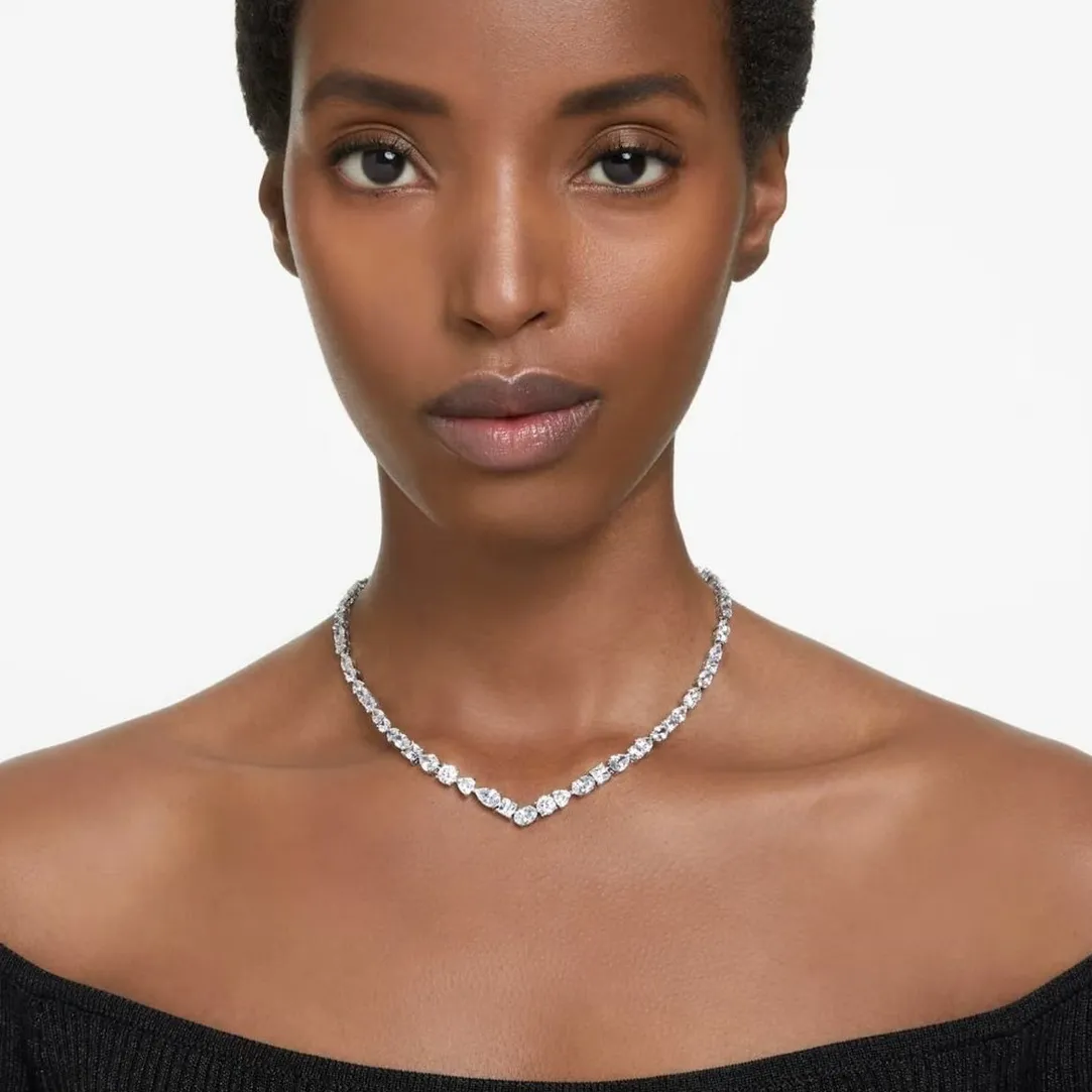 Swarovski Bijoux Collier Femme Swarovski Re Mesmera 5665242 - CRY/RHS | Femme Collier Et Pendentif