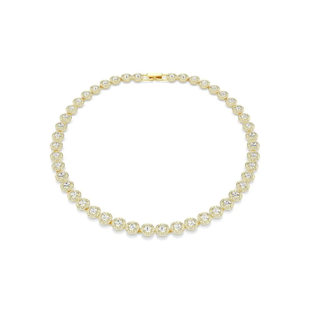 Swarovski Bijoux Collier Femme Swarovski Una Angelic - 5720505 Plaqué or Doré | Femme Collier Et Pendentif