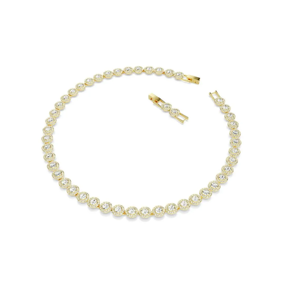 Swarovski Bijoux Collier Femme Swarovski Una Angelic - 5720505 Plaqué or Doré | Femme Collier Et Pendentif