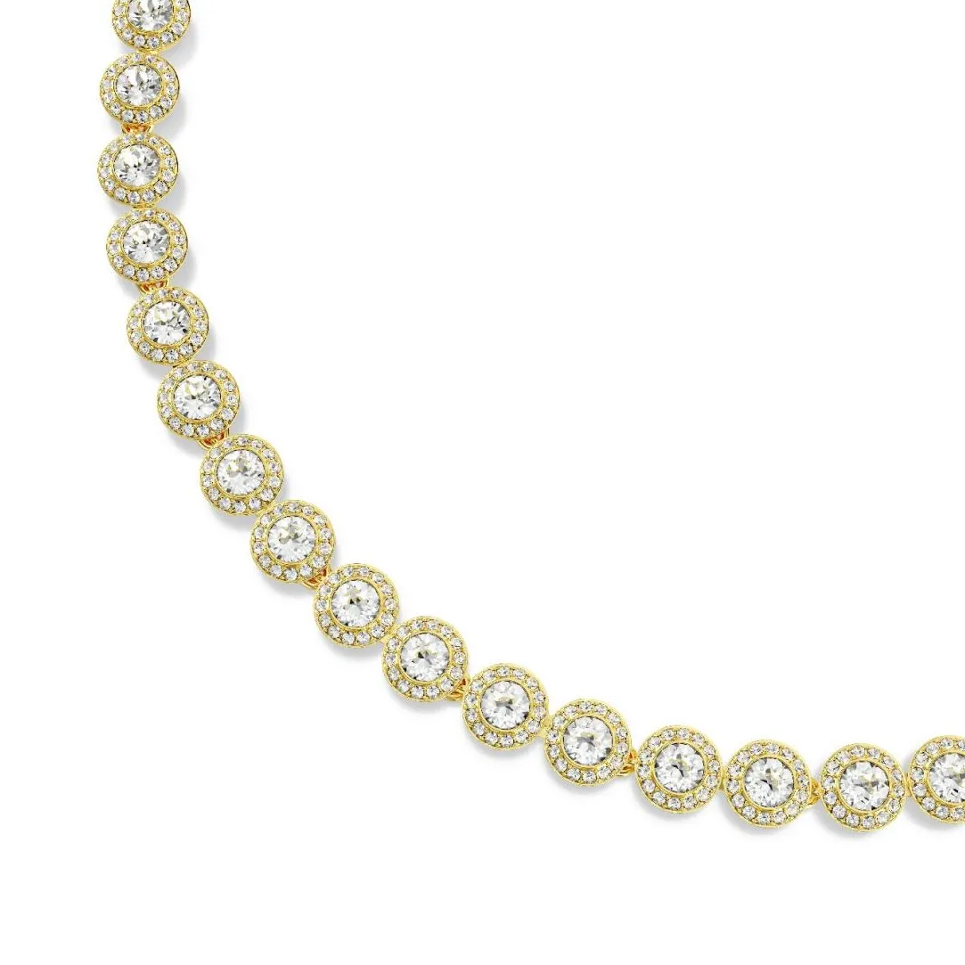 Swarovski Bijoux Collier Femme Swarovski Una Angelic - 5720505 Plaqué or Doré | Femme Collier Et Pendentif