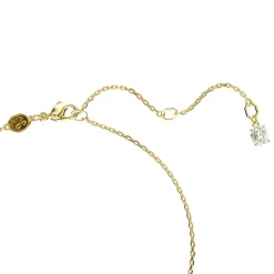 Swarovski Bijoux Collier Femme Swarovski Una  - 5680557 Plaqué or Vert | Femme Collier Et Pendentif