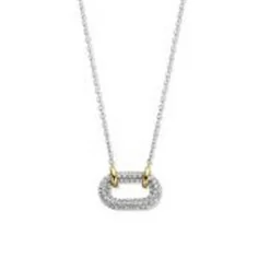 Ti Sento Collier Femme 34010ZY-42 - Argent, plaqué or | Femme Collier Et Pendentif