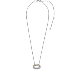 Ti Sento Collier Femme 34010ZY-42 - Argent, plaqué or | Femme Collier Et Pendentif
