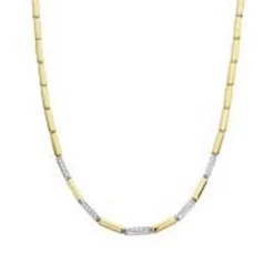 Ti Sento Collier Femme 3997ZY-42 - Argent, plaqué or | Femme Collier Et Pendentif