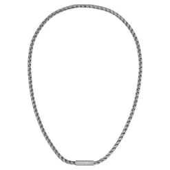 Boss Bijoux Collier Homme Doran - 1580693 Acier Argent | Homme Colliers Et Pendentifs