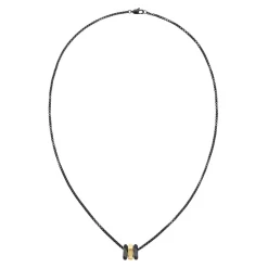 Calvin Klein Bijoux Collier Homme - 35000259 Acier Noir, doré | Homme Colliers Et Pendentifs