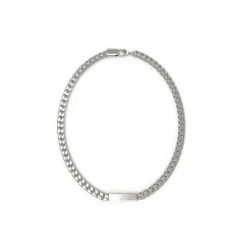 Guess Bijoux Collier homme JUXN03005JWST - X LOGO Acier Argent | Homme Colliers Et Pendentifs