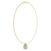 Guess Bijoux Collier Homme Lion King JUMN05001JWYG Acier Doré | Homme Colliers Et Pendentifs