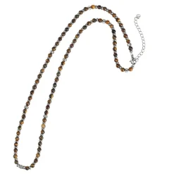 Redskins Collier Homme Bijoux - 285805 Pierre Marron | Homme Colliers Et Pendentifs