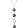 Jourdan Collier CERES AMK030 - Collier En Argent et Hematite Femme | Femme Collier Et Pendentif