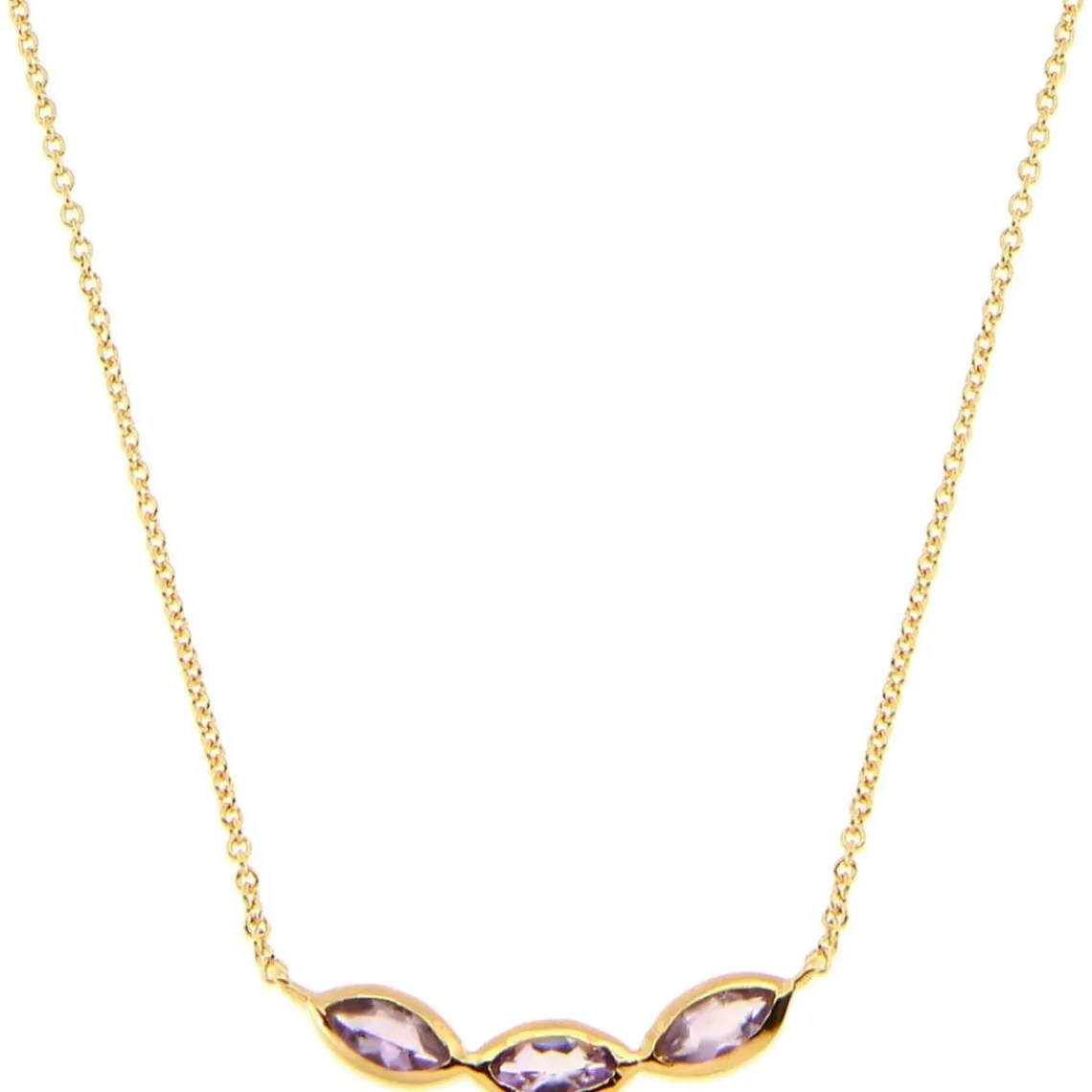 Kosma Paris Collier Kira Doré & Améthyste | Femme Collier Et Pendentif