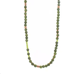 Les Interchangeables Collier A59300 - Sautoir Bobo Chic Kaki Femme | Femme Collier Et Pendentif