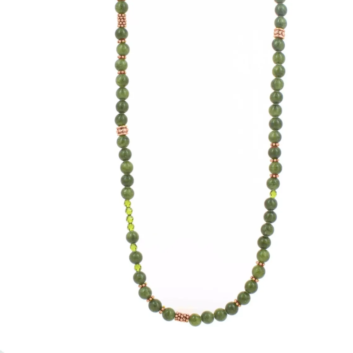 Les Interchangeables Collier A59300 - Sautoir Bobo Chic Kaki Femme | Femme Collier Et Pendentif