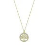 Lotus Silver Collier TREE OF LIFE LP1746-1-2 - Collier Pendentif Ajouré Arbre de vie Femme | Femme Collier Et Pendentif