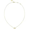 Guess Bijoux Collier Love Guess Acier Doré Et Zircon Cubique Central | Femme Collier Et Pendentif