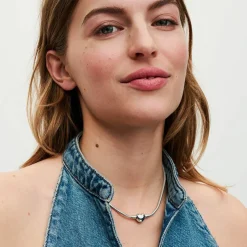 Pandora Collier Maille Serpent Fermoir Cœur Moments | Femme Collier Et Pendentif