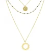 Angèle M Bijoux Collier Multirangs femme Angèle M B2200 | Femme Collier Et Pendentif