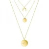 Angèle M Bijoux Collier Multirangs femme Angèle M B2199 | Femme Collier Et Pendentif