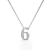 MYC-Paris Collier Number 6 Argenté | Femme Collier Et Pendentif