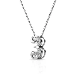MYC-Paris Collier Number 3 Argenté | Femme Collier Et Pendentif