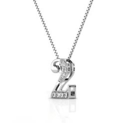 MYC-Paris Collier Number 2 Argenté | Femme Collier Et Pendentif