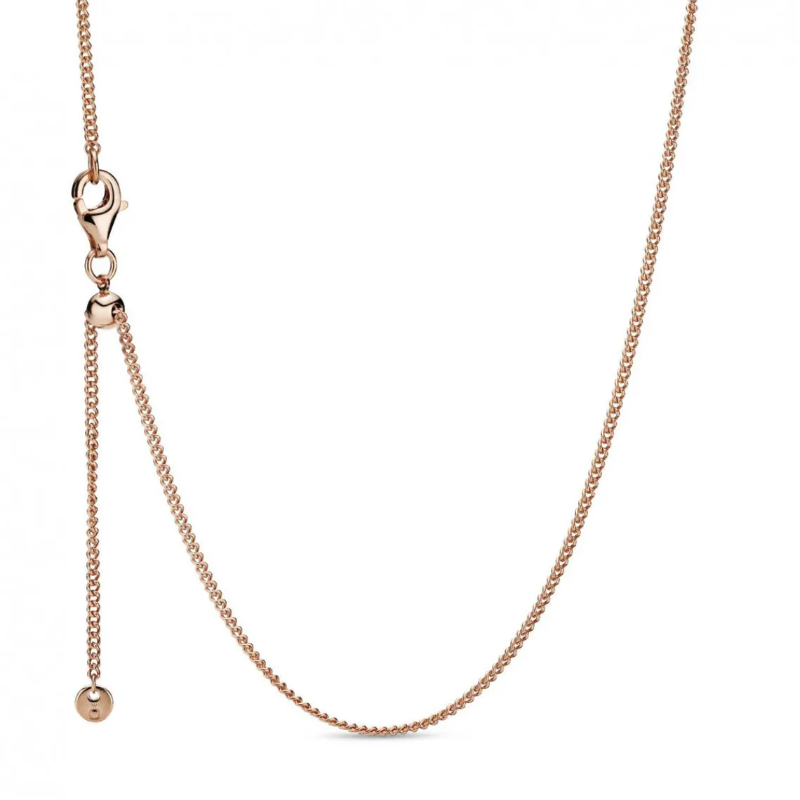 Pandora Collier 388283 - Chaîne Maille Gourmette Rose Femme | Femme Collier Et Pendentif