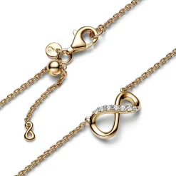 Pandora Collier Moments - Symbole de l’Infini Scintillant | Femme Collier Et Pendentif