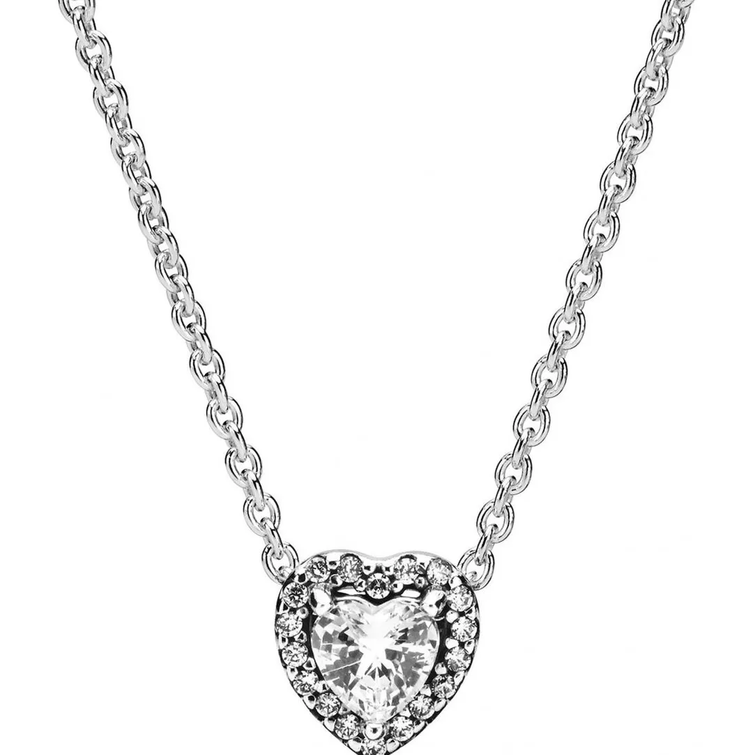 Pandora Collier Timeless Cœur Surélevé | Femme Collier Et Pendentif