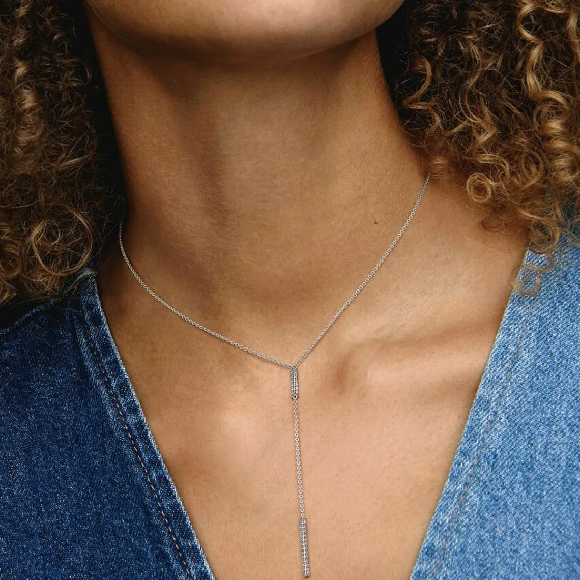 Pandora Collier Pendant Gouttes Prismatique Pavé Timeless | Femme Collier Et Pendentif