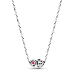 Pandora Collier à Pendentif Cœurs Halo | Femme Collier Et Pendentif