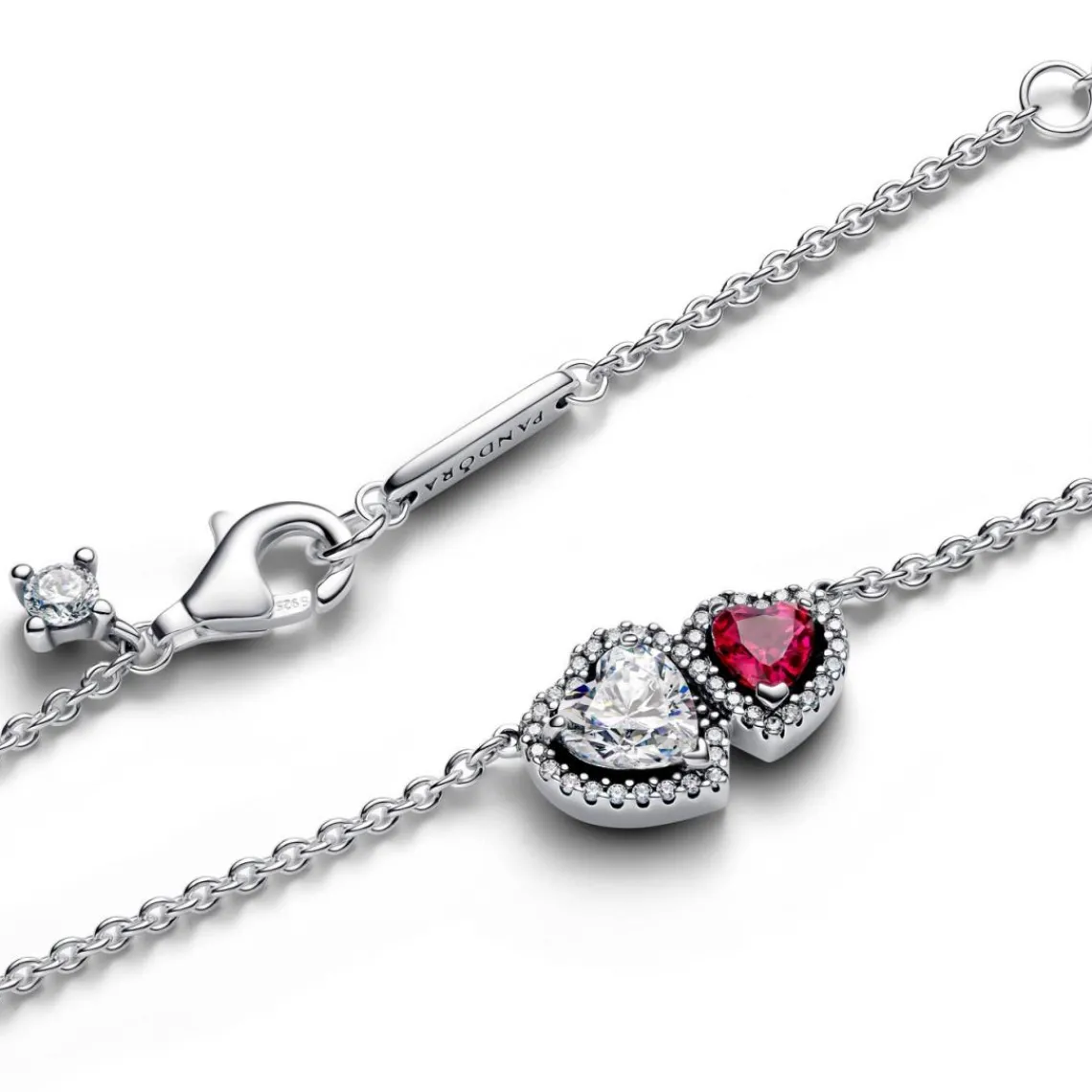 Pandora Collier à Pendentif Cœurs Halo | Femme Collier Et Pendentif