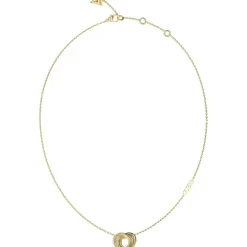 Guess Bijoux Collier Perfect Acier Doré Mini Liens | Femme Collier Et Pendentif