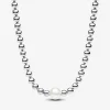 Pandora Collier Perle de Culture et Sphères | Femme Collier Et Pendentif