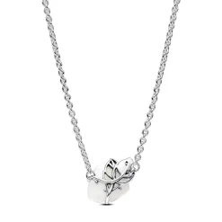 Pandora Collier Rose Épanouie Blanche | Femme Collier Et Pendentif