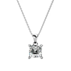 MYC-Paris Collier Simple Square Argenté | Femme Collier Et Pendentif