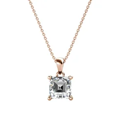 MYC-Paris Collier Simple Square Or Rose | Femme Collier Et Pendentif