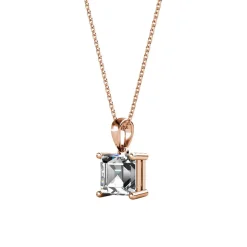 MYC-Paris Collier Simple Square Or Rose | Femme Collier Et Pendentif