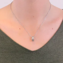 MYC-Paris Collier Square Roller Argenté | Femme Collier Et Pendentif