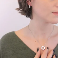 MYC-Paris Collier Square Roller Argenté | Femme Collier Et Pendentif