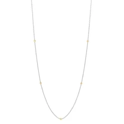 Ti Sento Collier 3934SY - argent et boules doré Femme | Femme Collier Et Pendentif