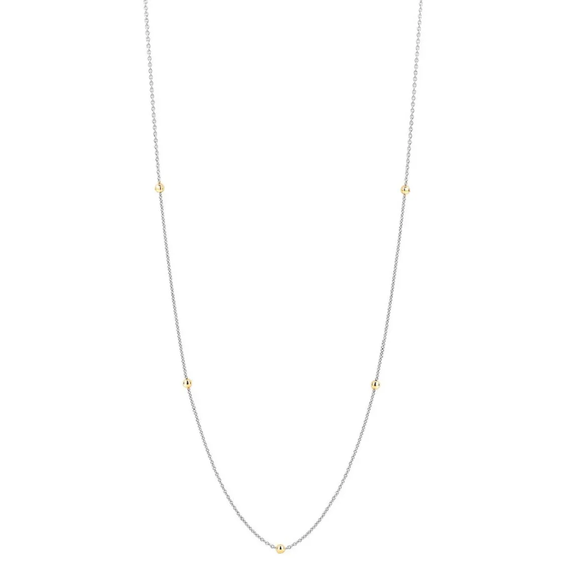 Ti Sento Collier 3934SY - argent et boules doré Femme | Femme Collier Et Pendentif