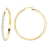 Angèle M Bijoux Créoles Angèle M B2103-DORE | Femme Boucles D'Oreilles